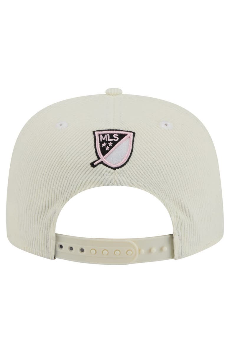 New Era Men's New Era Cream Inter Miami CF 2025 Kickoff Snapback Golfer Hat, Alternate, color, Cream