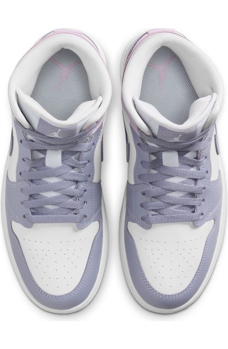 Jordan Air Jordan 1 Mid Sneaker, Alternate, color, Indigo Haze/ Doll/ White