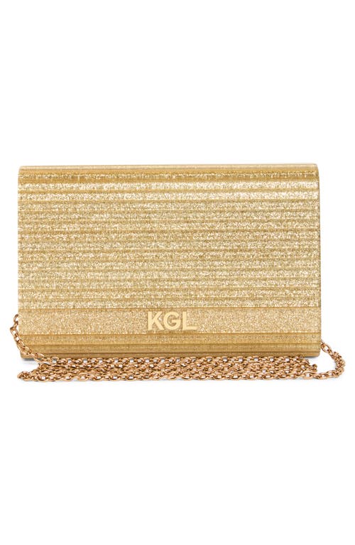 Kurt Geiger London Gems Party Envelope Clutch In Gold