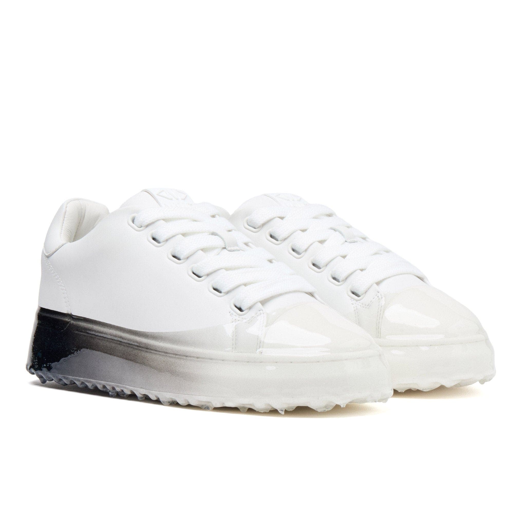 MALLET Grftr Ltc Dip Sneakers, Alternate, color, White / Black