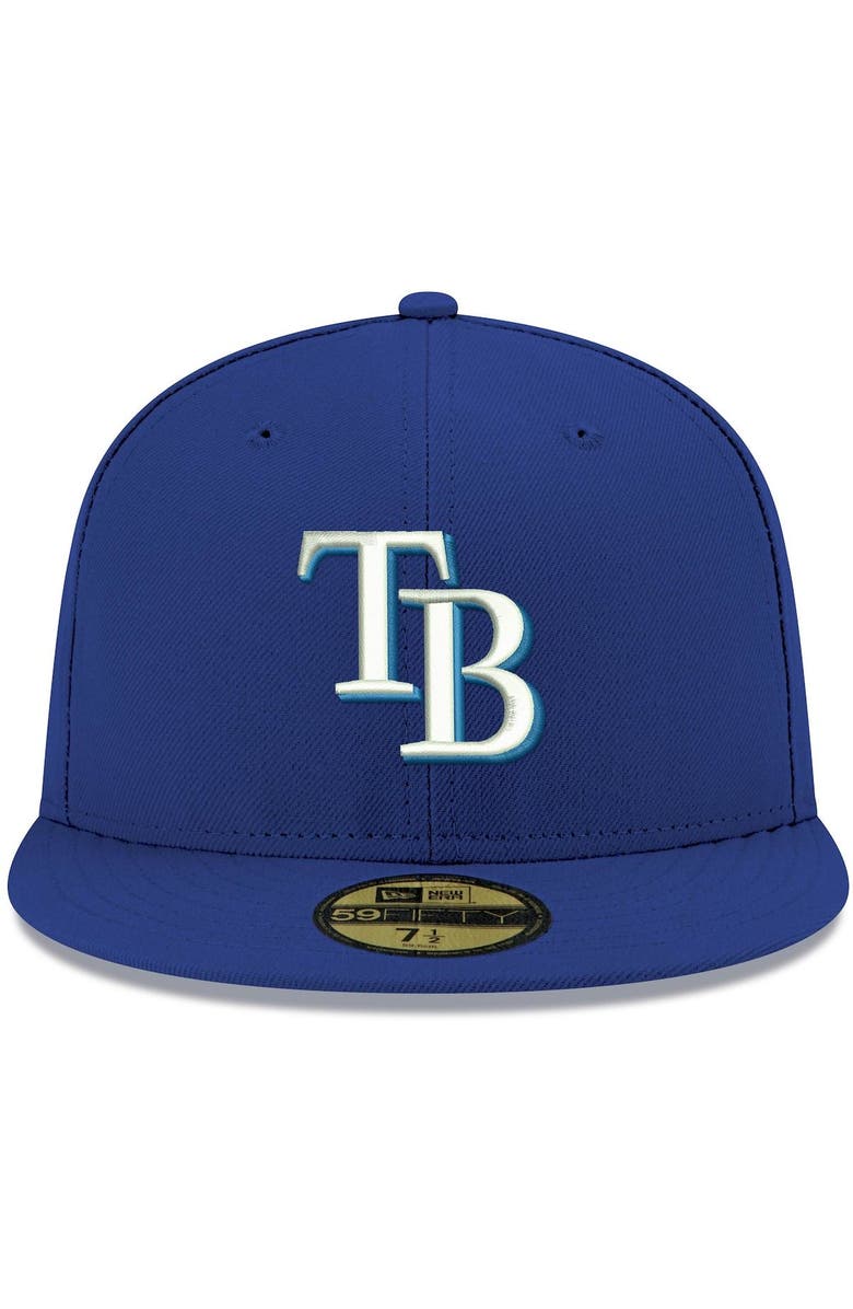 New Era Men's New Era Royal Tampa Bay Rays White Logo 59FIFTY Fitted Hat, Alternate, color, Royal