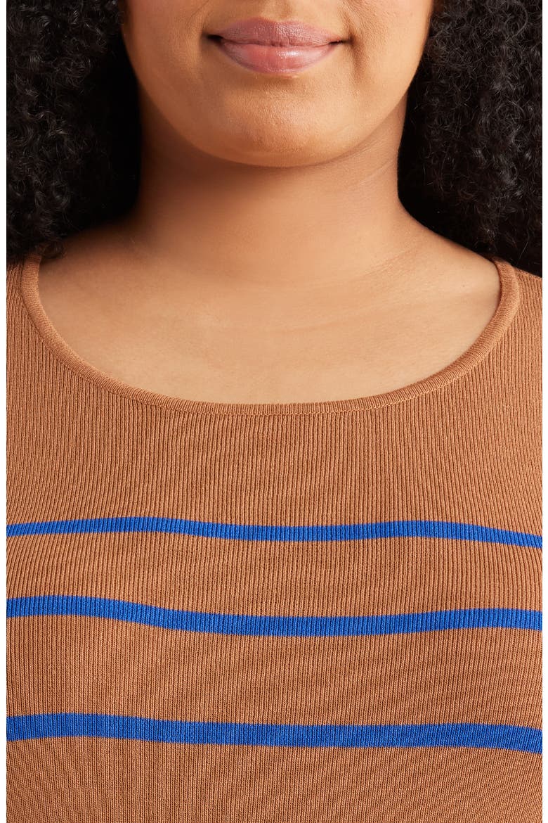 Stripe Sweater, Alternate, color, CAMEL NEW ROYAL