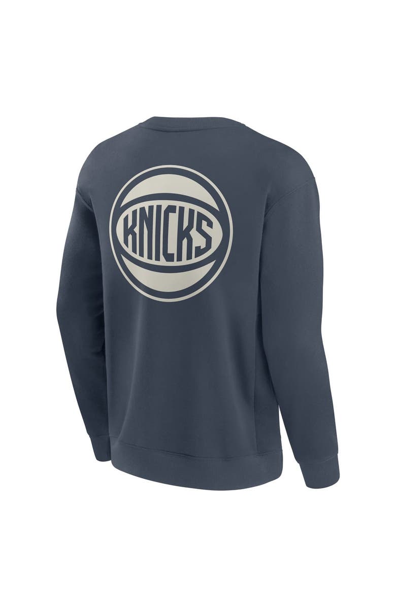 FANATICS Men's Fanatics Blue New York Knicks Elements Future Ground Lettering Pullover Sweatshirt, Alternate, color, Blue