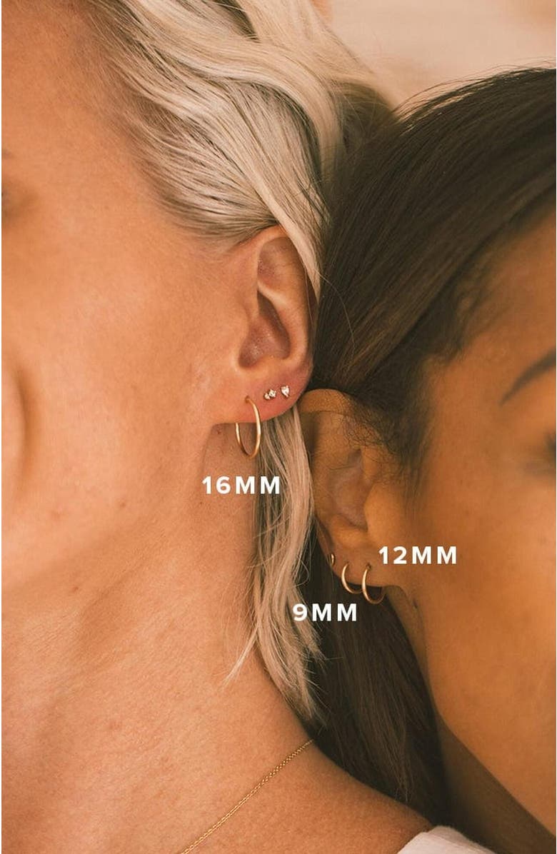 MADE BY MARY Live In Hoops Trio Set, Alternate, color, Silver