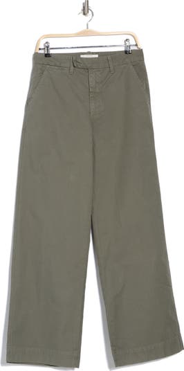 Evie Cotton Twill Wide Leg Pants