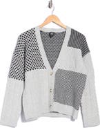 Bobeau Mixed Stitch Cardigan