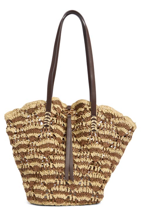Laylah Raffia Tote