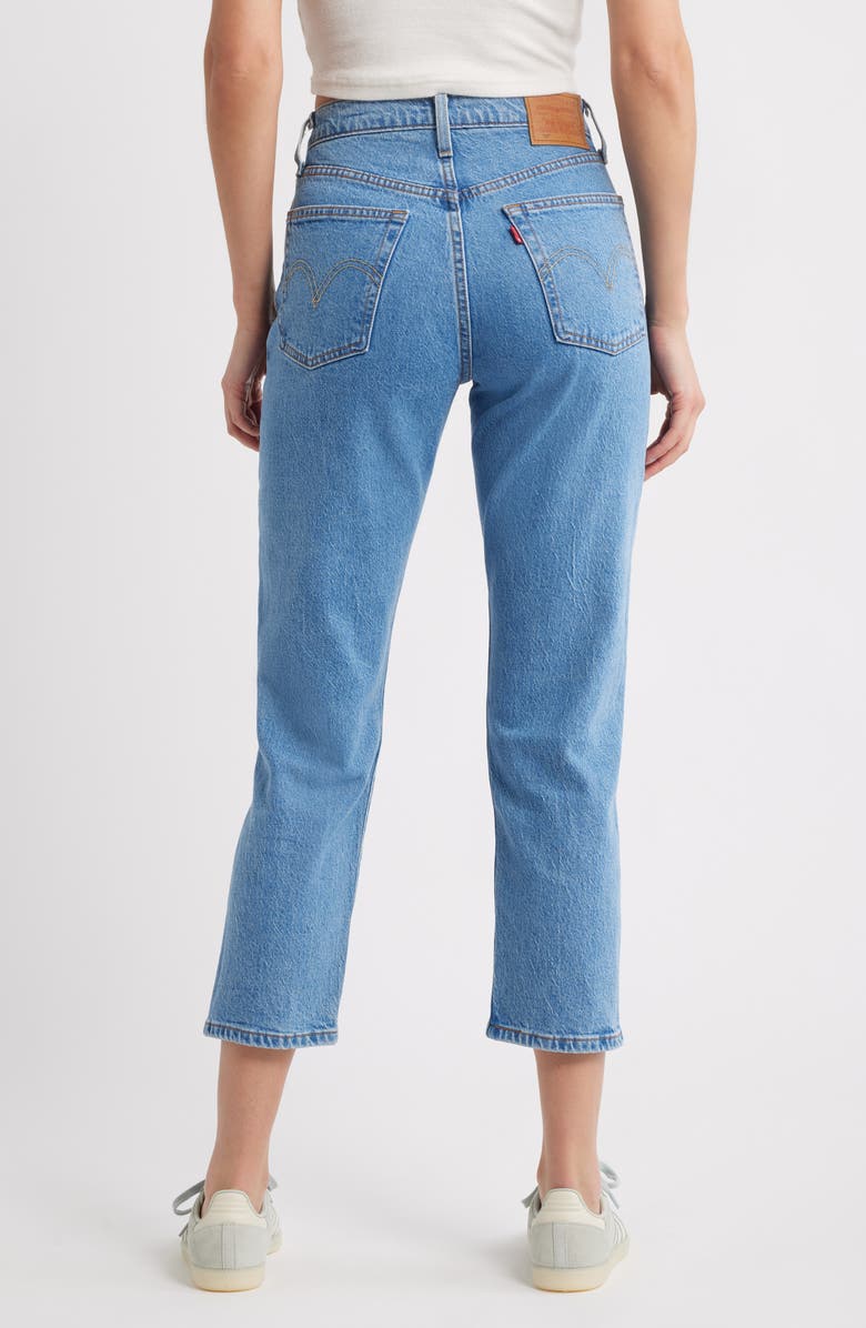 Levi's 501<sup>®</sup> Original Crop Straight Leg Jeans, Alternate, color, Great Story