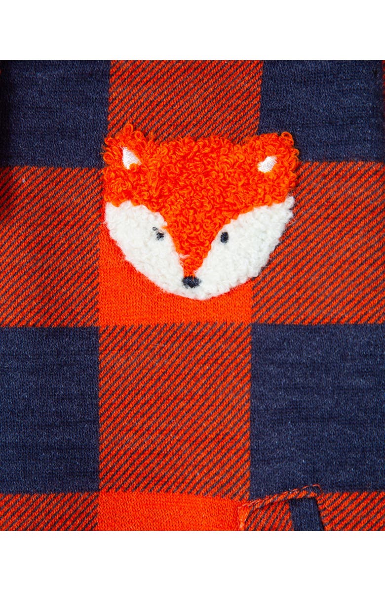Little Me Fox Zip-Up Hoodie & Joggers Set, Alternate, color,
