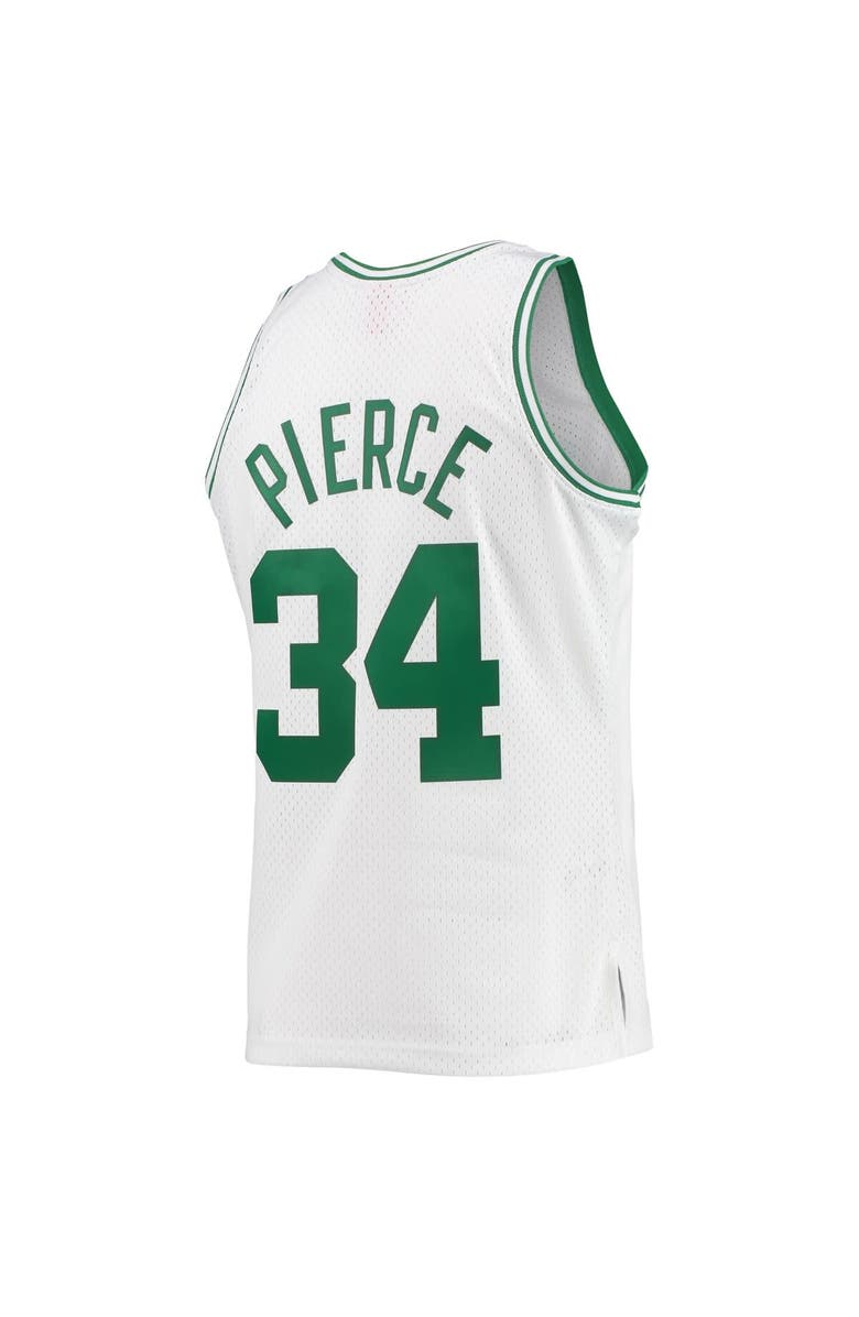 Mitchell & Ness Men's Mitchell & Ness Paul Pierce White Boston Celtics Hardwood Classics Swingman Jersey, Alternate, color, 
