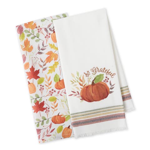Grateful Harvest Dishtowel Set of 2