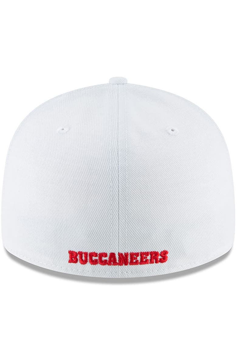 New Era Men's New Era White Tampa Bay Buccaneers Omaha Low Profile 59FIFTY Fitted Hat, Alternate, color, White
