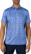 TailorByrd Abstract Maze Print Performance Polo