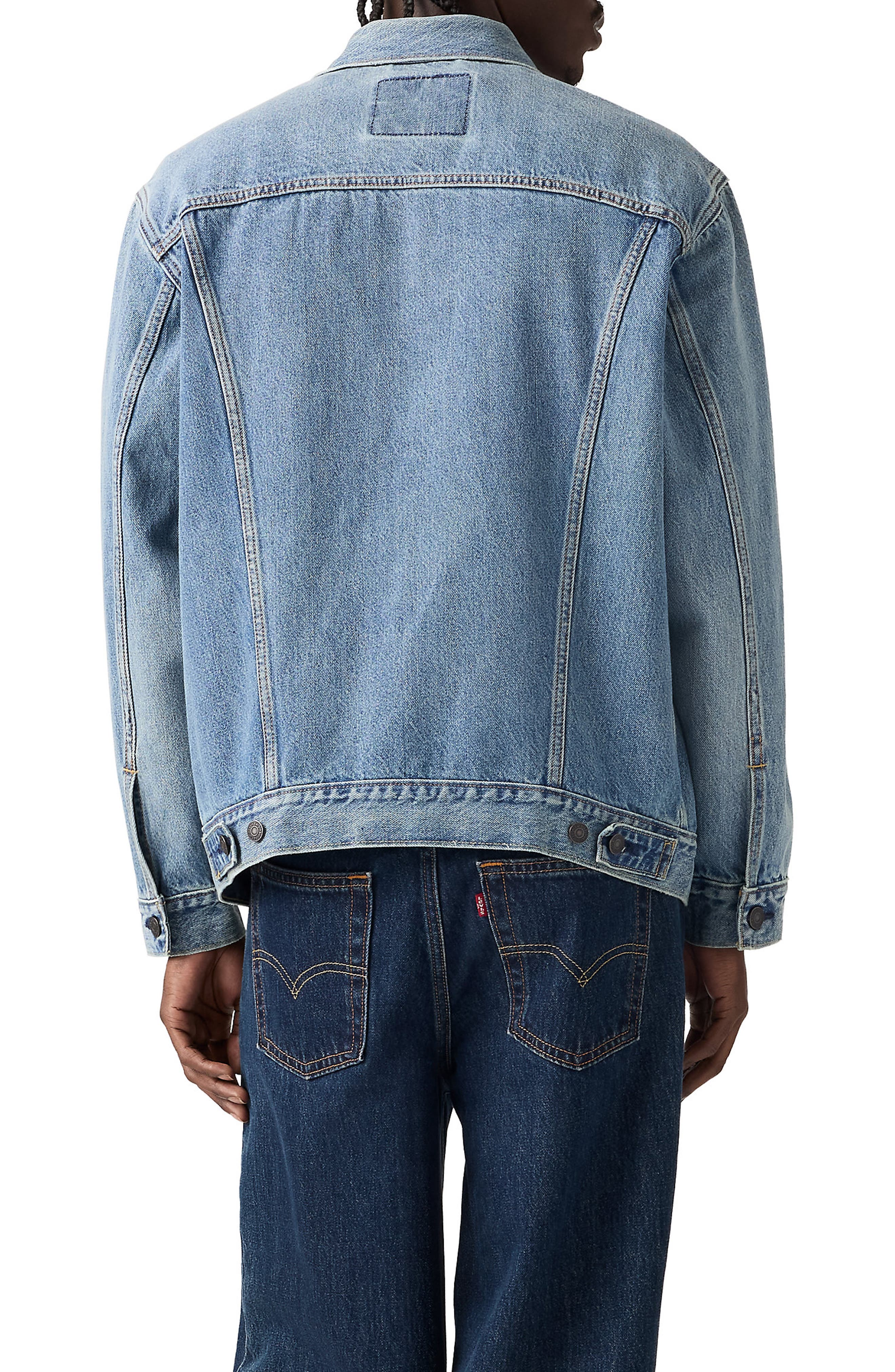 Relaxed Denim Trucker Jacket - image 2