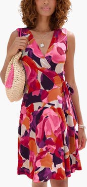 LASCANA Women's Wrap Look Dress