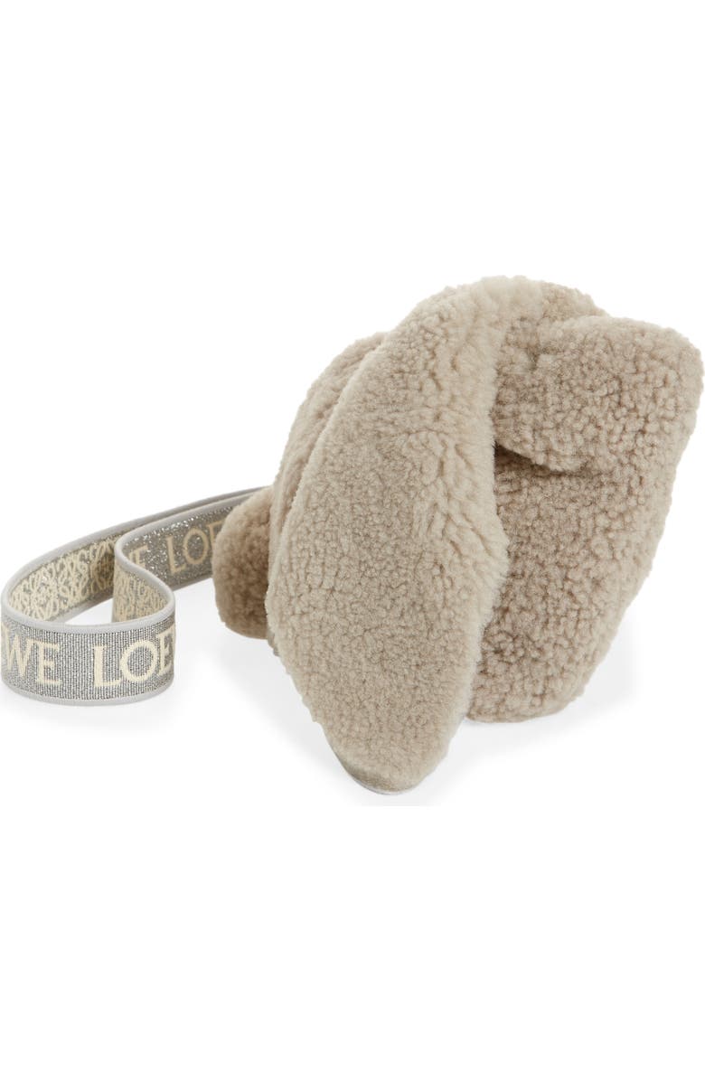 Loewe Bunny Genuine Shearling Bag, Main, color,