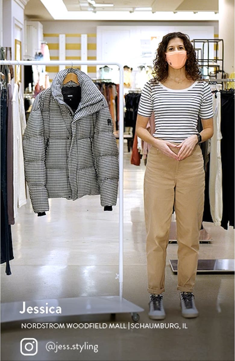 Houndstooth Puffer Jacket, sales video thumbnail