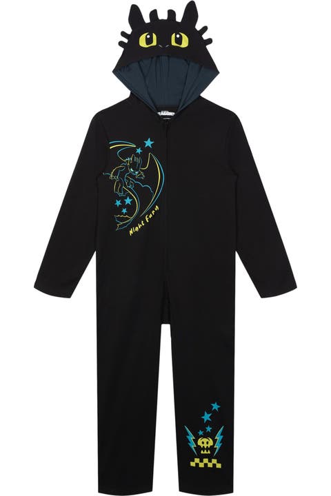 How to Train Your Dragon Toothless Hooded One Piece Coverall