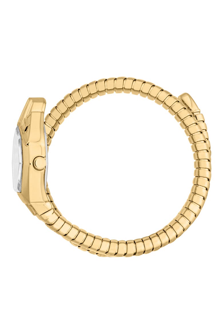 Snake Bracelet Watch, 23mm x 32.5mm, Alternate, color, GOLD