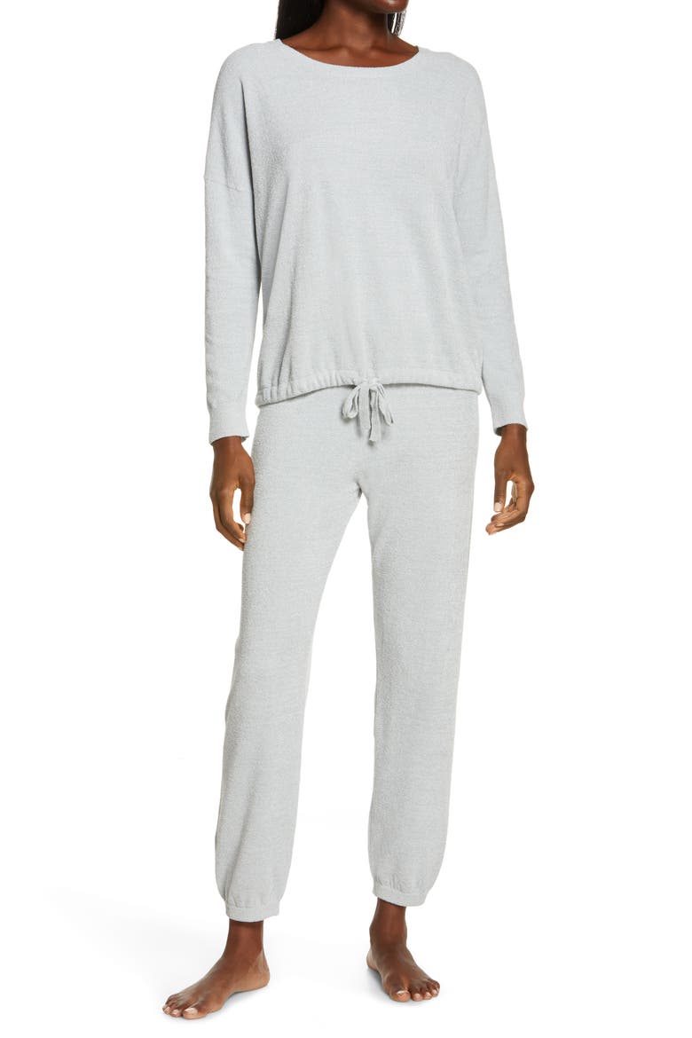 CozyChic™ Luxe Long Sleeve Pajamas, Main, color, OCEAN