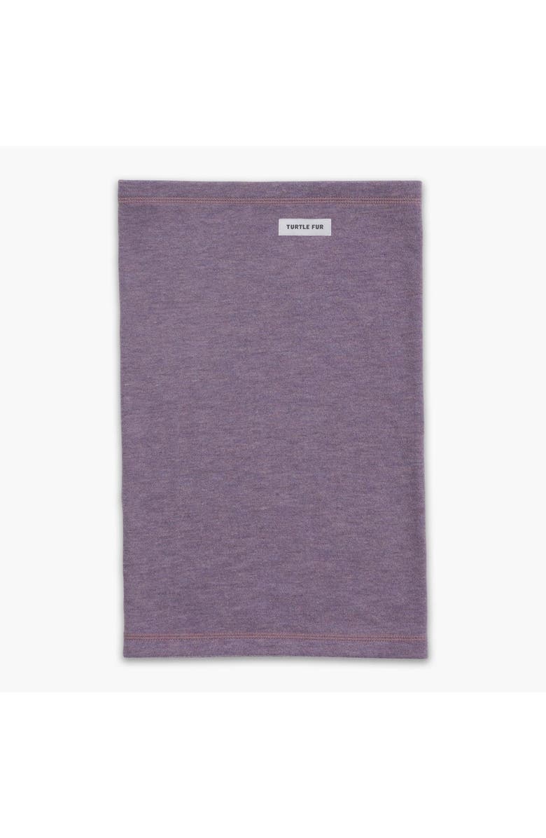 Turtle Fur Luxe Tube Neck Gaiter, Main, color, Plum