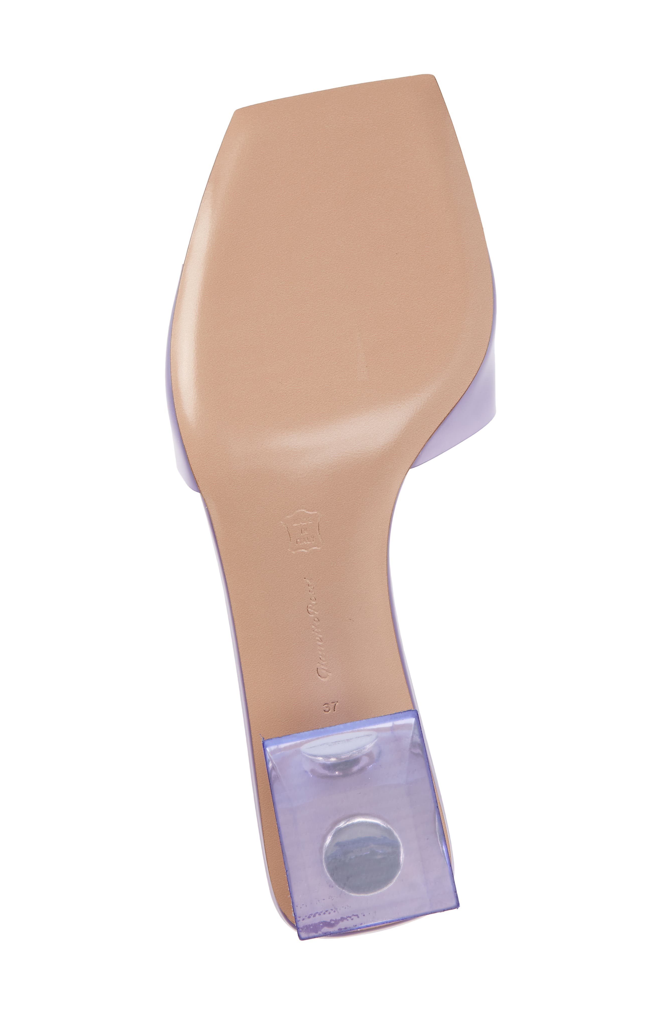 Clear Slide Sandal, Alternate, color, LAVENDER