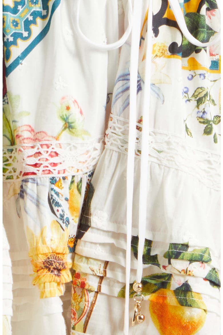 Magic of the Mercado Print Cotton & Silk Sundress, Alternate, color, MAGIC OF THE MERCADO