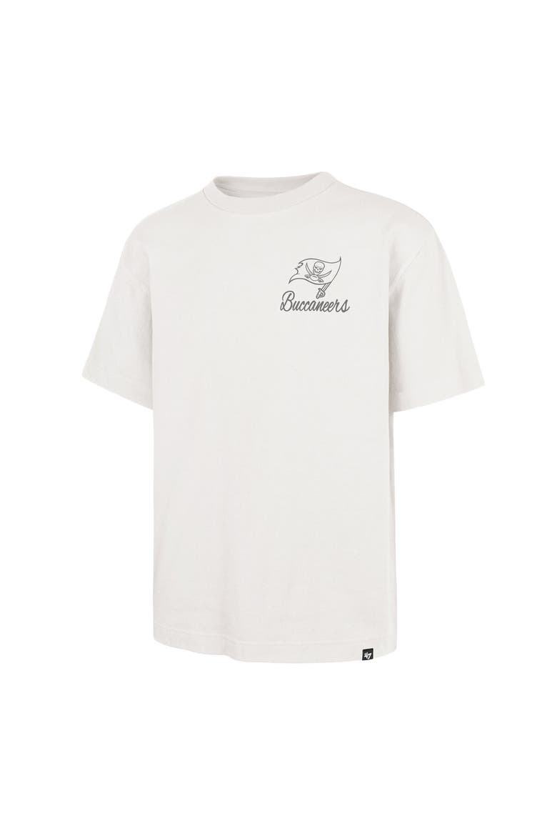 Men's '47 Off White Tampa Bay Buccaneers Photon Dust Foundation T-Shirt, Alternate, color, Cream