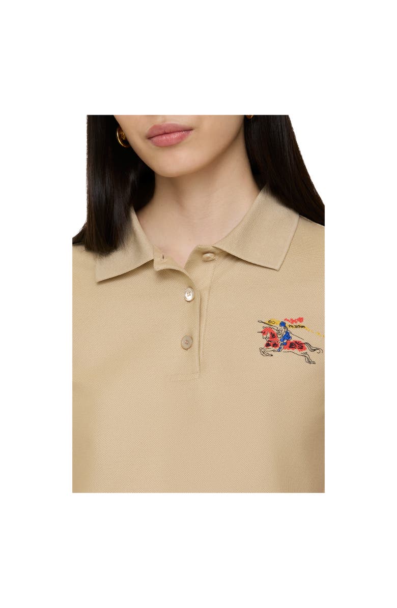Burberry EKD Cotton Polo Shirt, Alternate, color, Limestone Beige