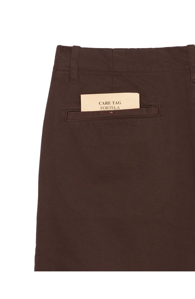 Fortela Wallace Cotton Trousers, Alternate, color, Brown