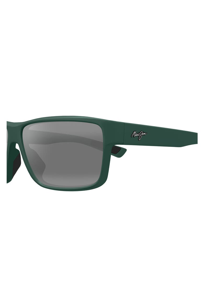 Uila AF 59mm PolarizedPlus2® Rectangular Sunglasses, Alternate, color, GREEN