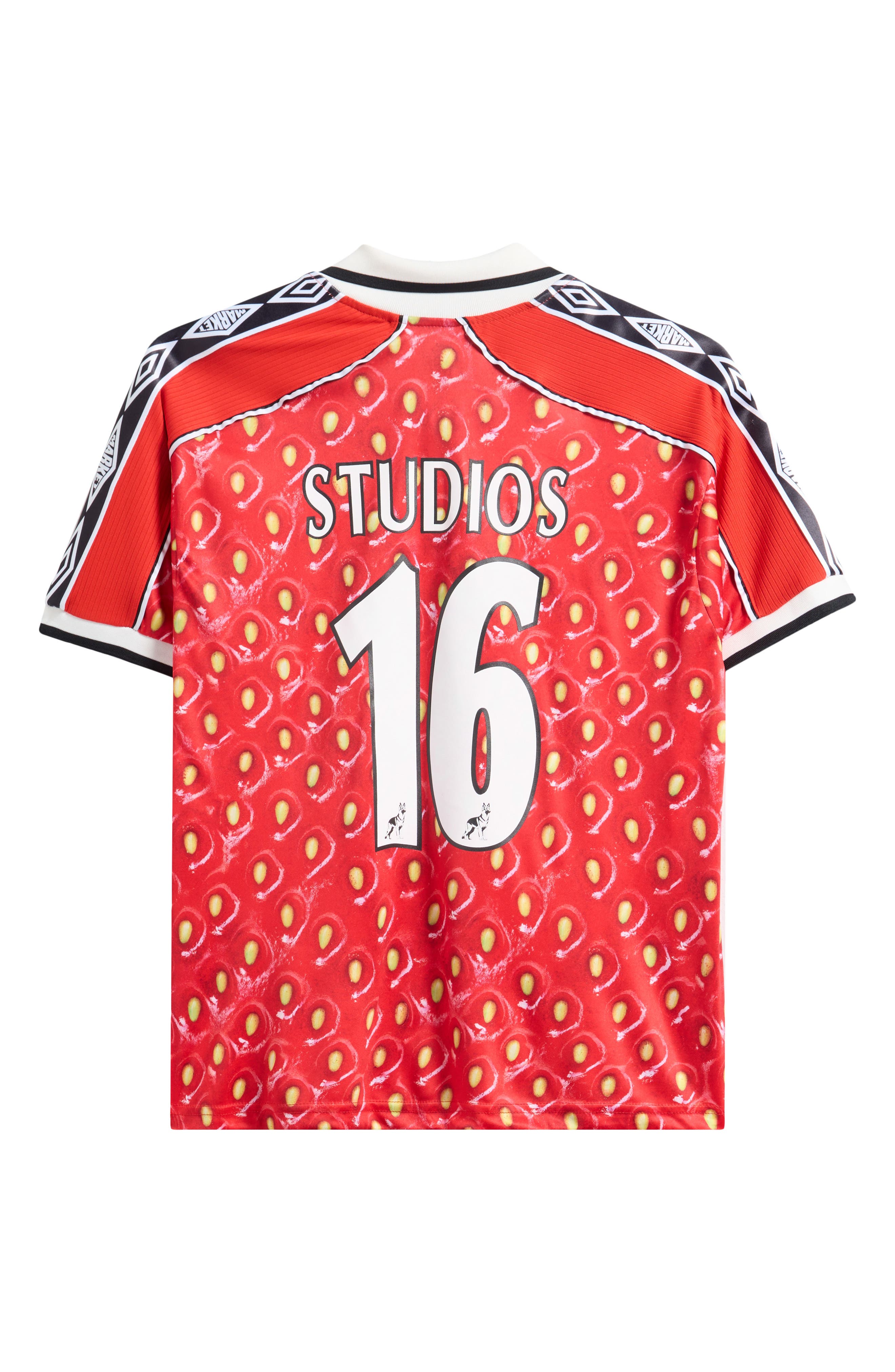 x Umbro Strawberry Half Zip Soccer Jersey (Men) | Nordstrom