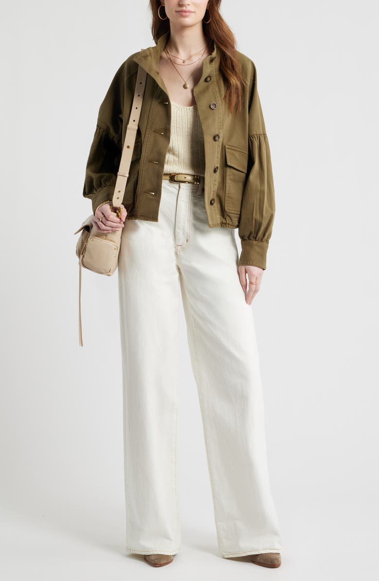 Treasure & Bond Blouson Twill Utility Jacket, Alternate, color, 