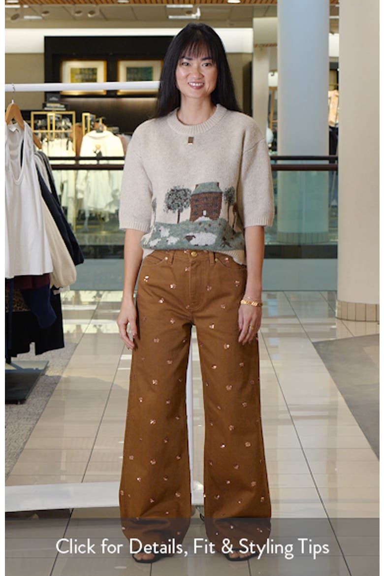 The Willow Embellished Wide Leg Jeans video