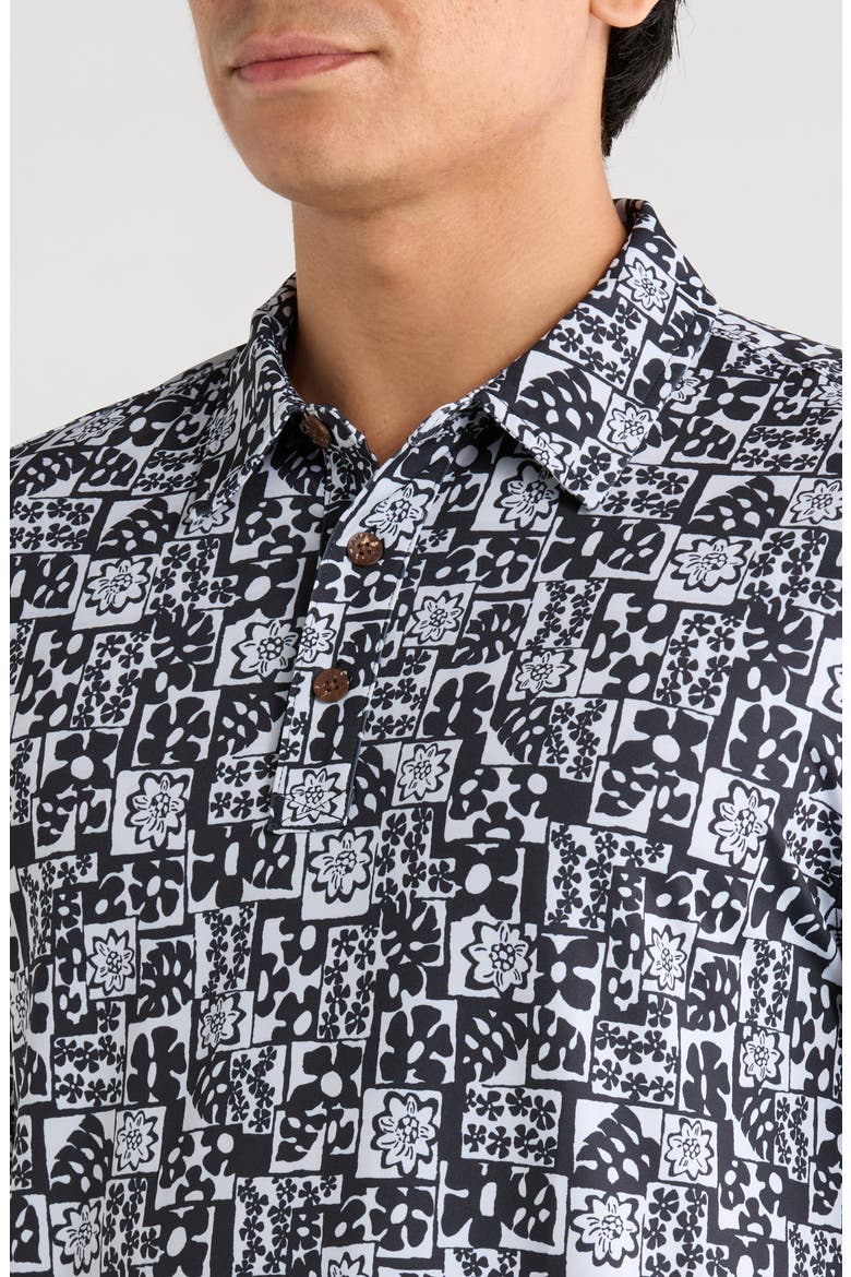 Alana Knit Polo, Alternate, color, BLACK