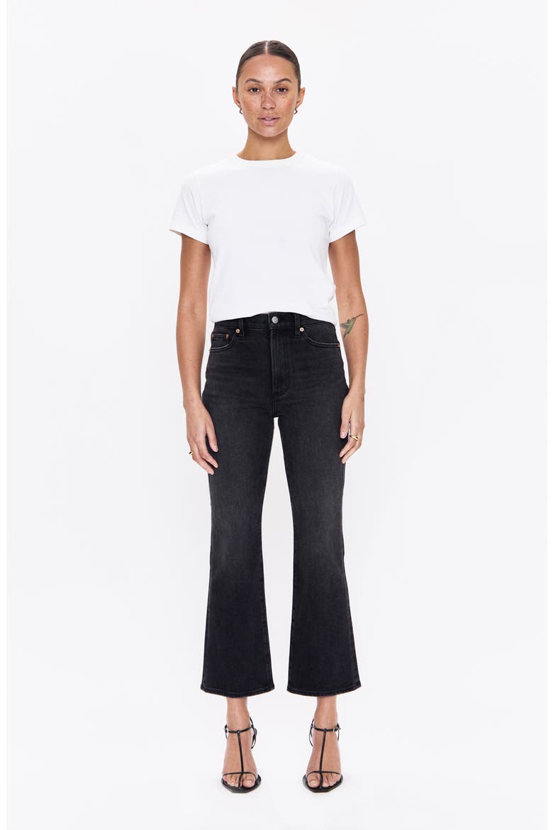Ally High Waist Crop Bootcut Jeans, Alternate, color, LODGE