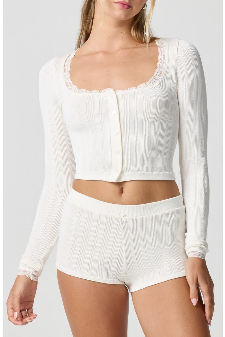 Rib Crop Cardigan, Main, color, JET STREAM