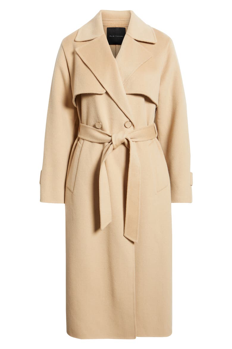 Elie Tahari The Ren Wool Trench Coat (Women) | Nordstrom