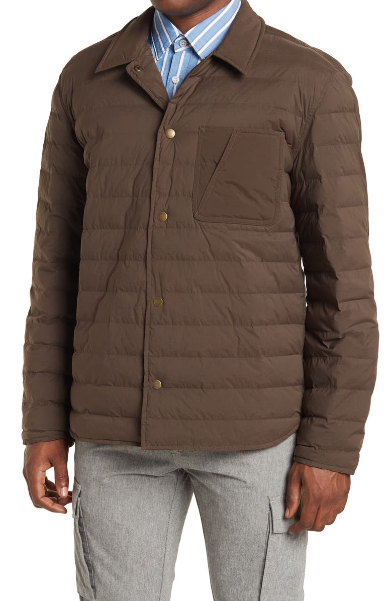 Billy Reid Quilted Shirt Jacket, Main, color,