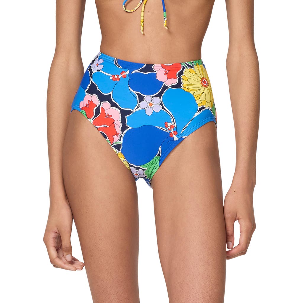 Kate Spade New York High Waist Bottom In Blue