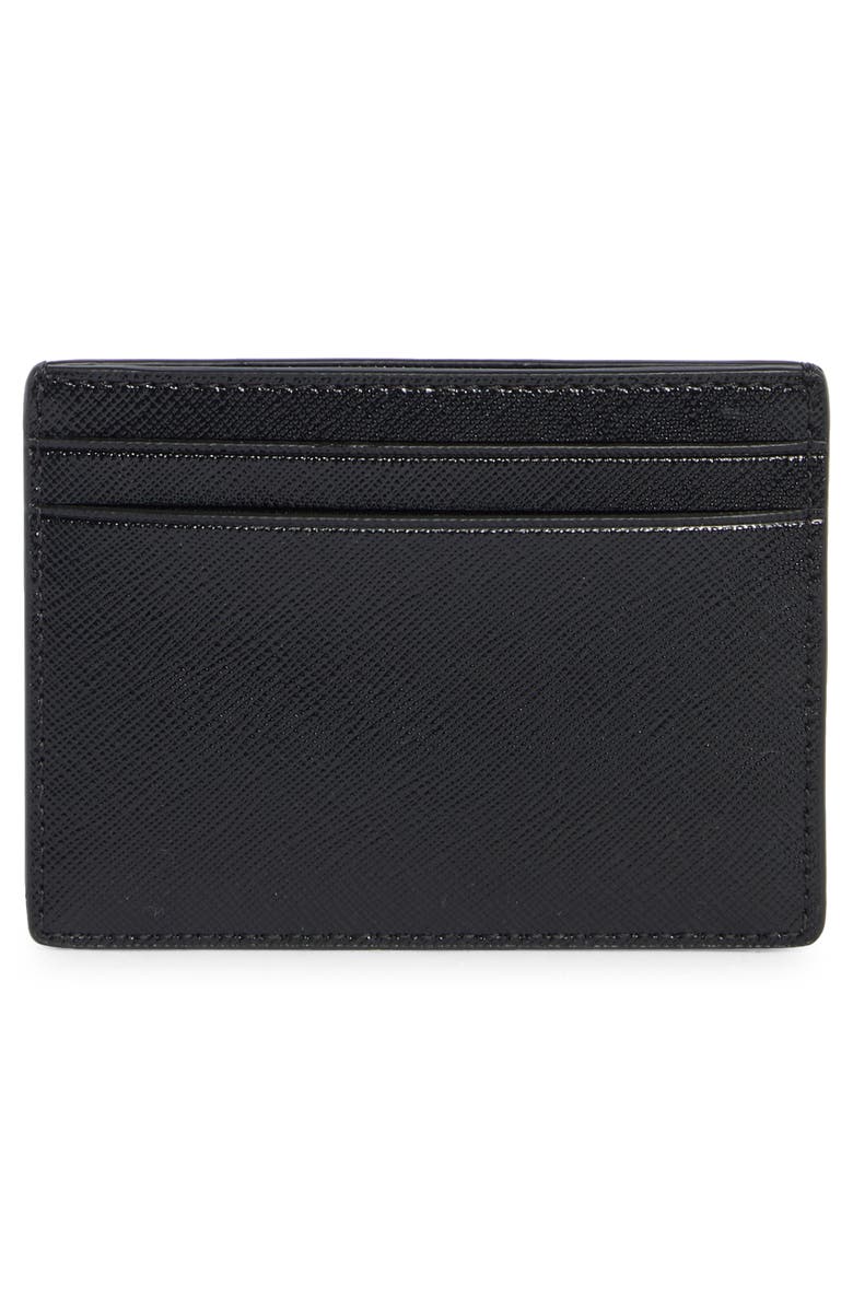 Kate Spade New York kenzie card case, Alternate, color, Black