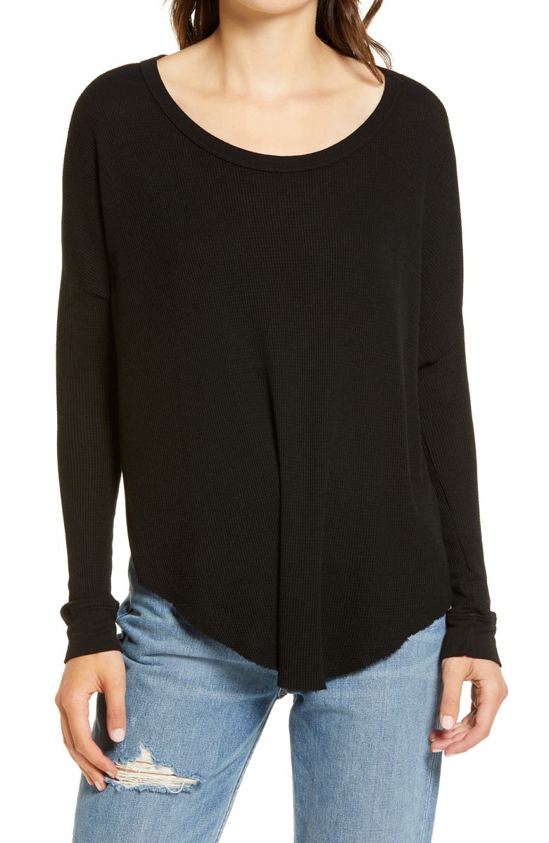 Wildfox Perry Thermal Pullover, Main, color, 