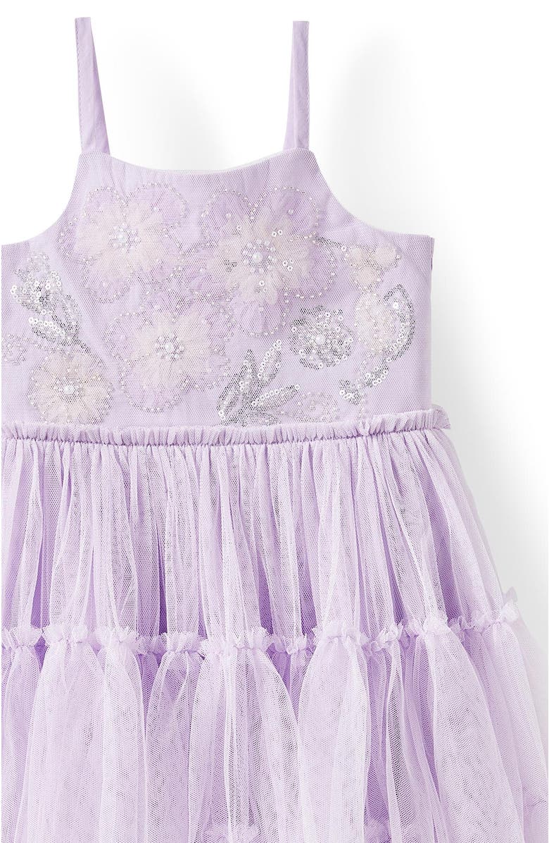 Cotton On Kids Kid's Isabella Dress Up Dress, Alternate, color, Vintage Lilac Floral Sparkle