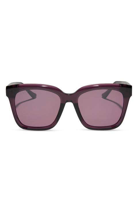 Meredith 54mm Square Sunglasses