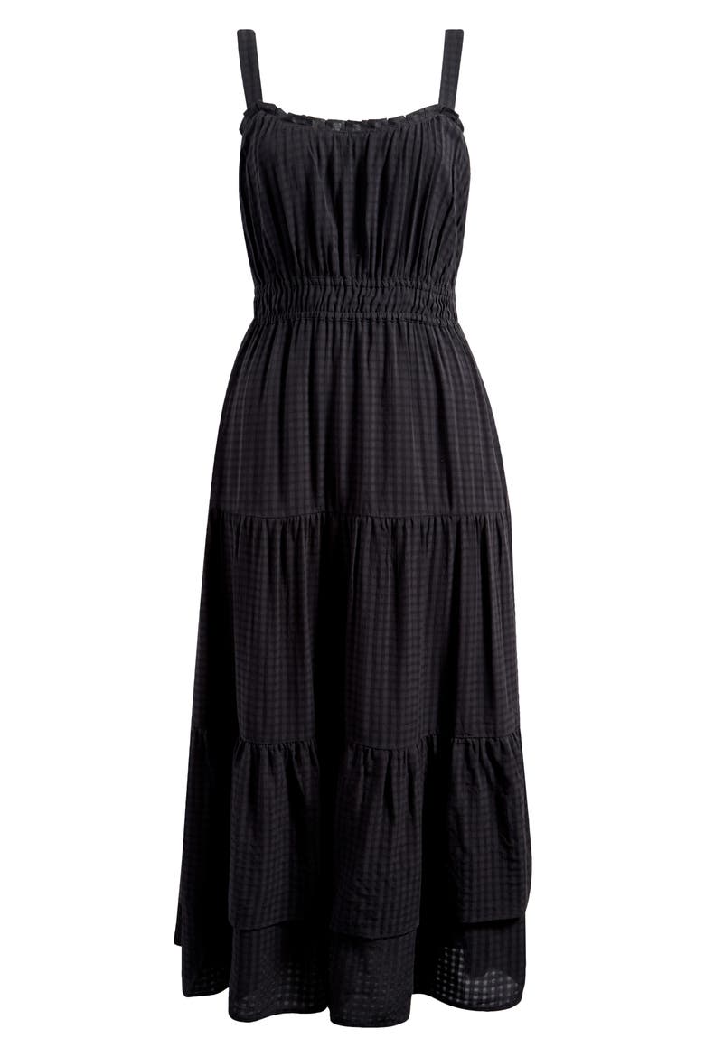 Persimmon Sleeveless Maxi Dress, Alternate, color, BLACK