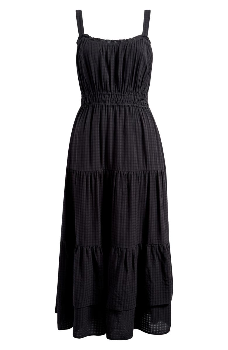 PAIGE Persimmon Sleeveless Maxi Dress, Alternate, color, Black