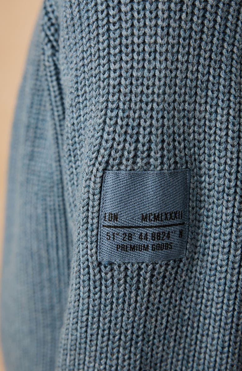 NEXT Kids' Quarter Zip Sweater, Alternate, color, Blue