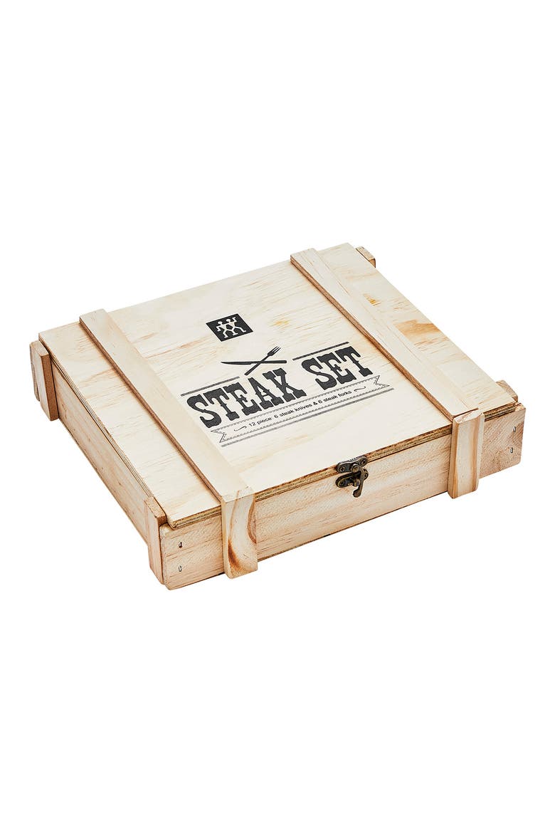 Steak Set, Main, color, STAINLESS STEEL