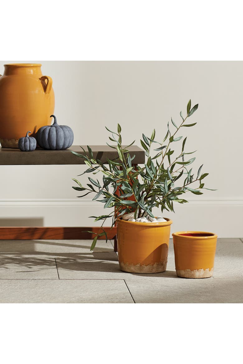 Olive Green Plastic Tree Drop-In 26", Alternate, color, Green