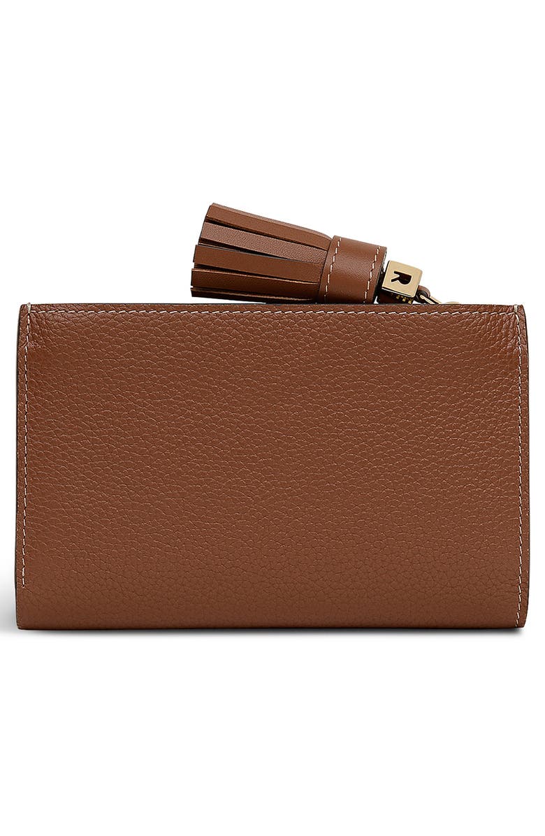Radley Noble Alley Medium Bifold Wallet, Alternate, color, Cognac
